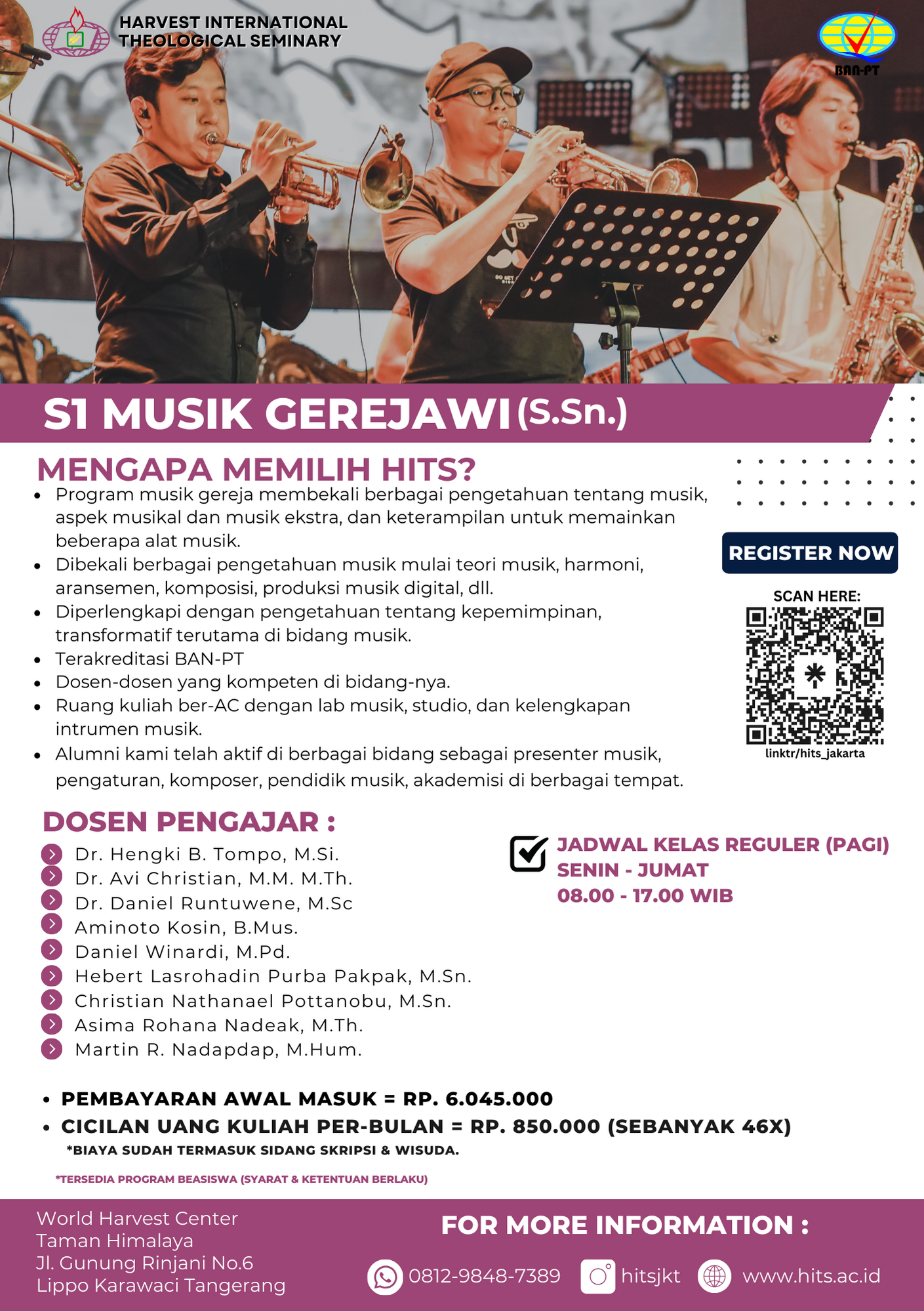 Gambar - Program Studi - HITS | Harvest International Theological Seminary