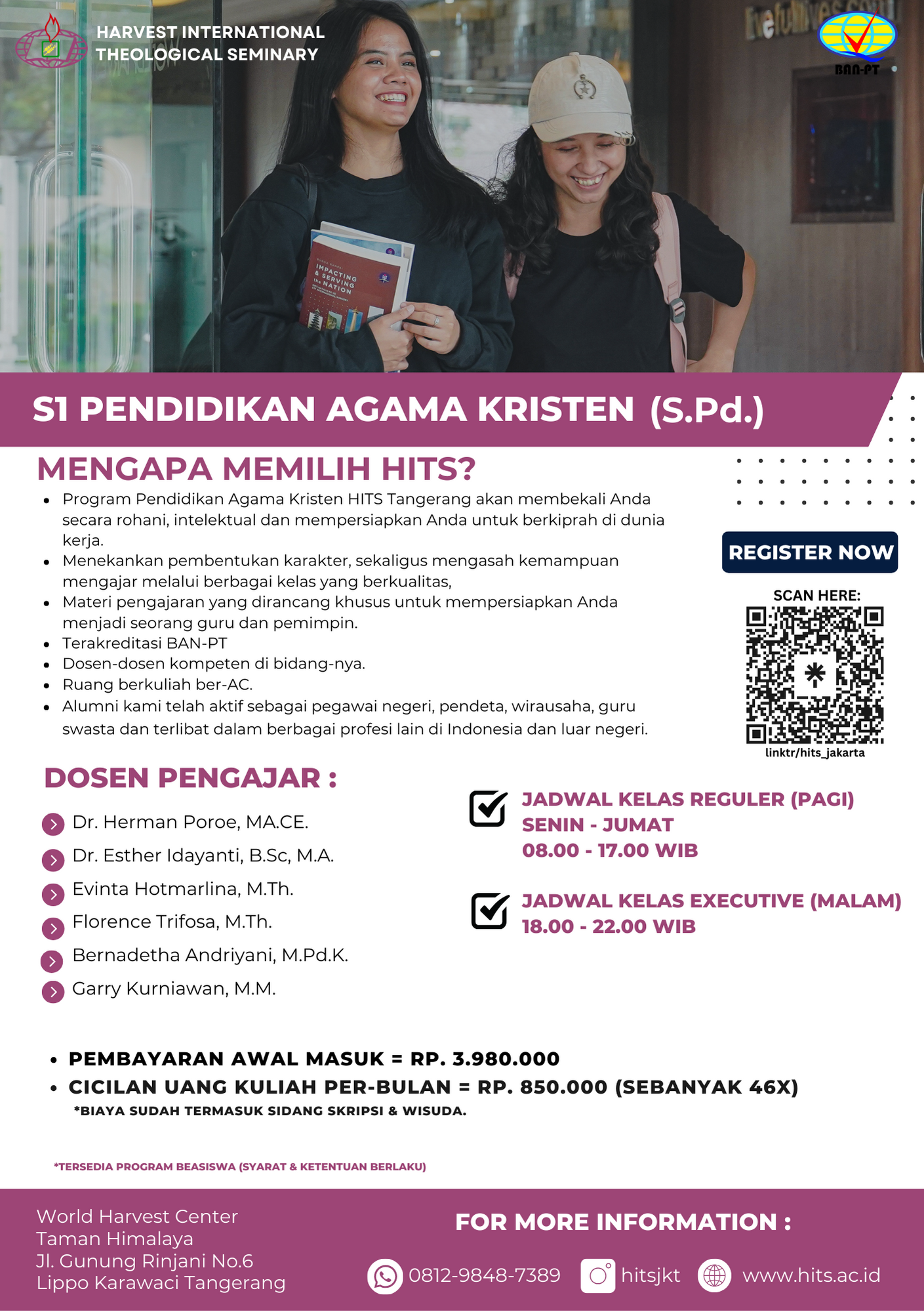 Gambar - Program Studi - HITS | Harvest International Theological Seminary